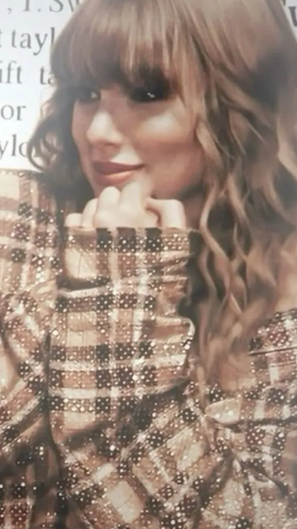 ai character: Taylor Swift  background
