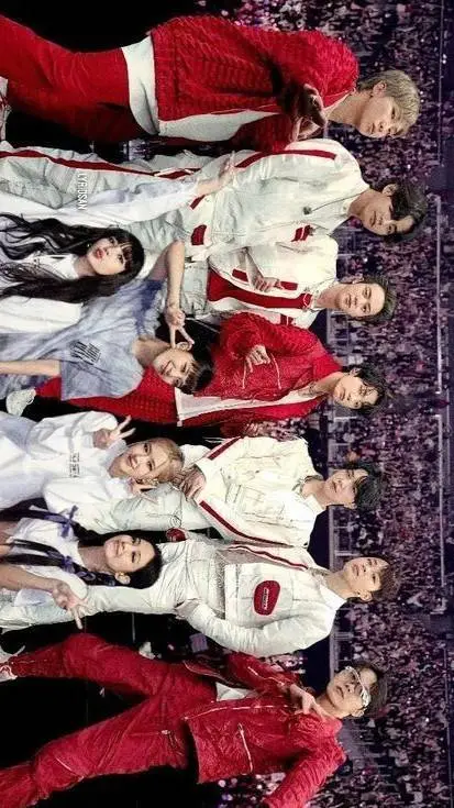 ai character: BTS x Blackpink  background