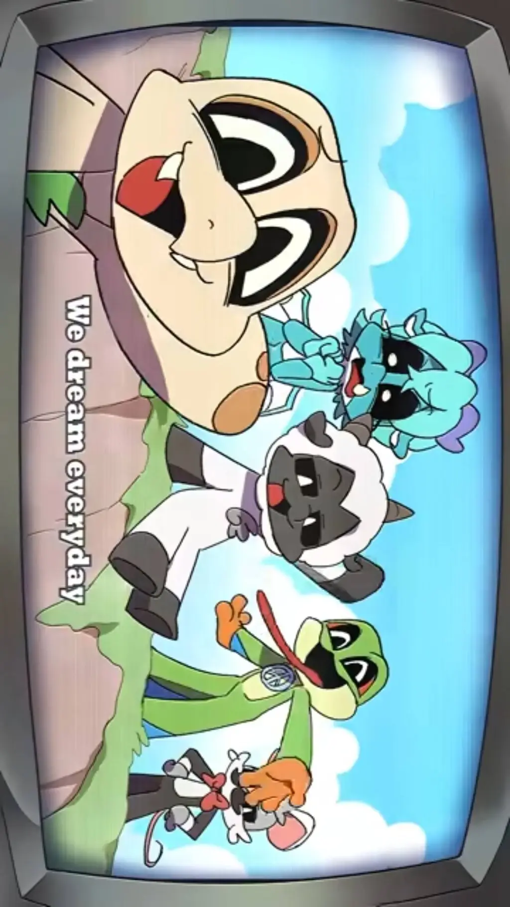 ai character: daydream critters  background