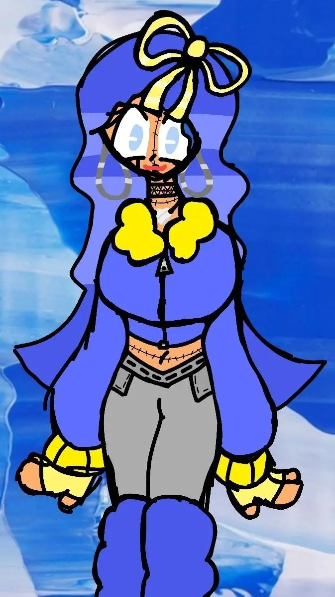 ai character: Huggy (anime bot) background