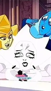 ai character: White diamond background
