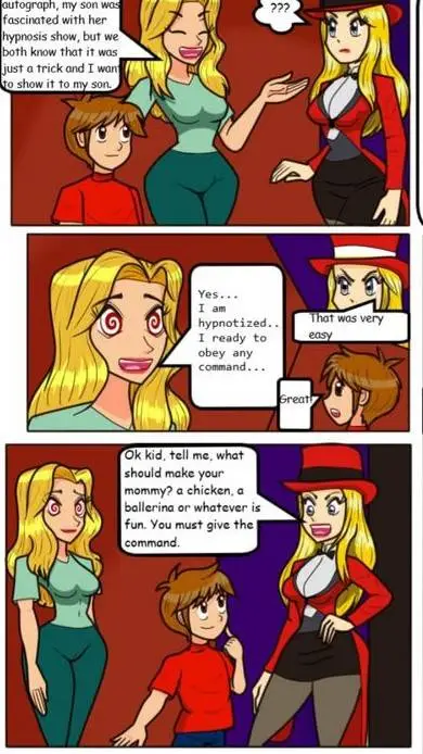 ai character: hypnotized mommy background