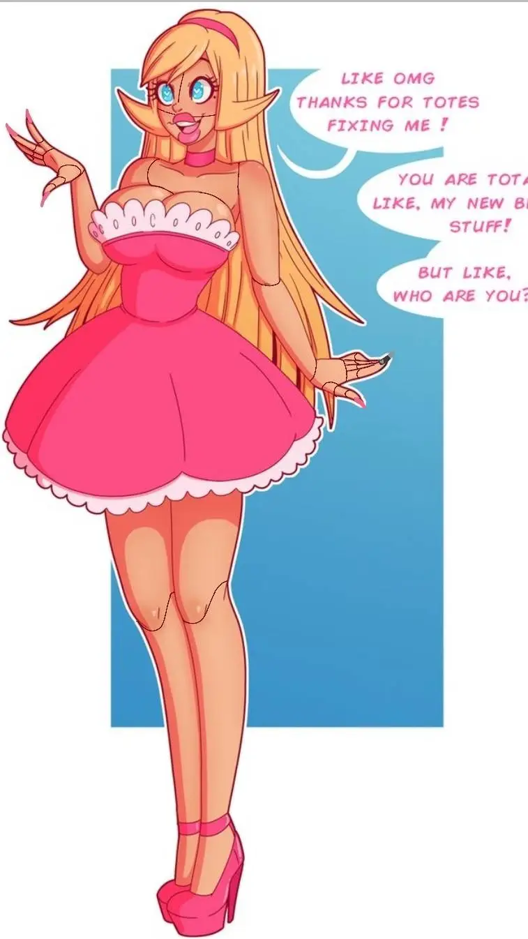 ai character: Sona (bimbo bot) background