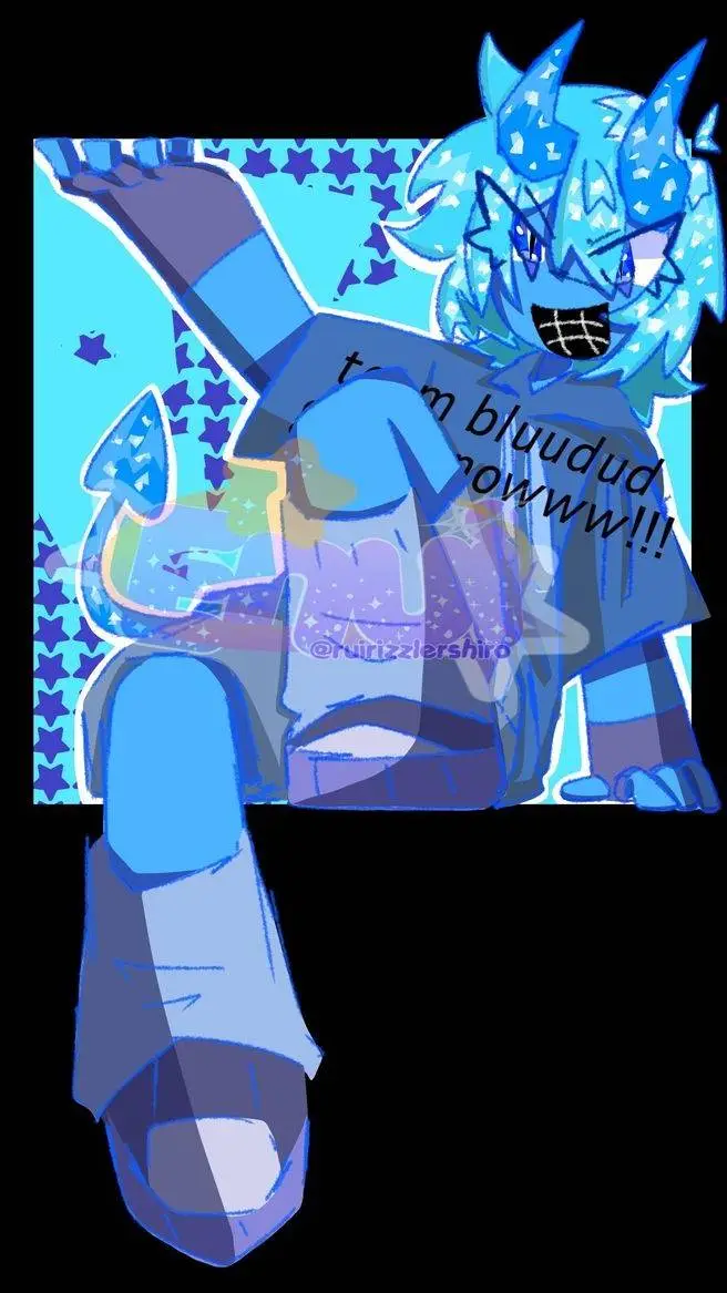 ai character: ✟◀𝕓𝕝𝕦𝕦𝕕𝕦𝕕▶✟ background