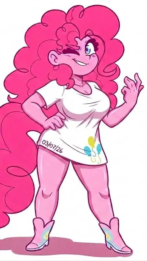 ai character: Pinkie pie background