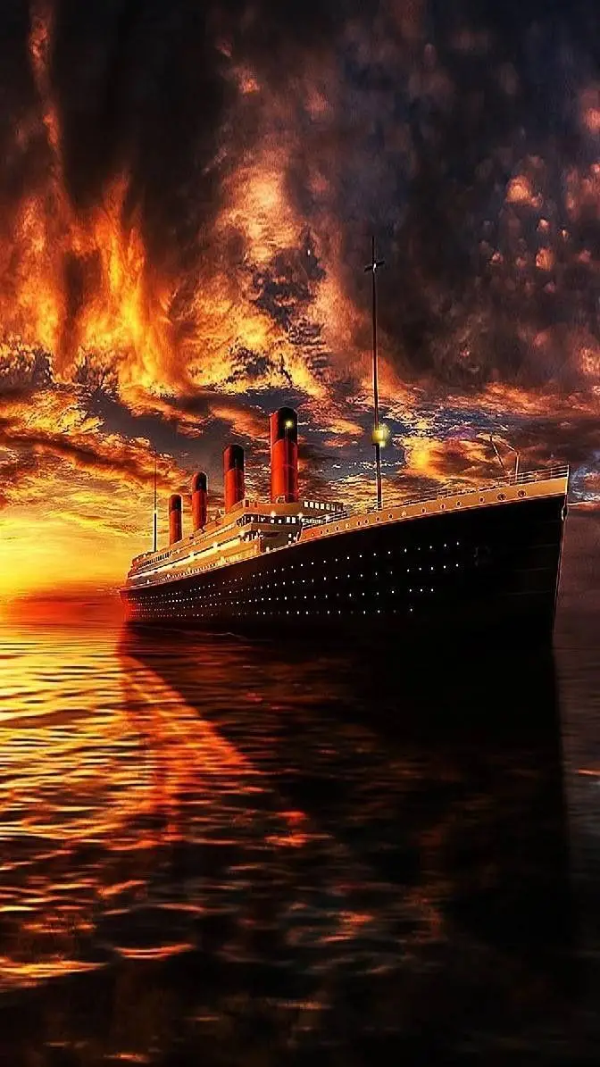 ai character: Titanic  background