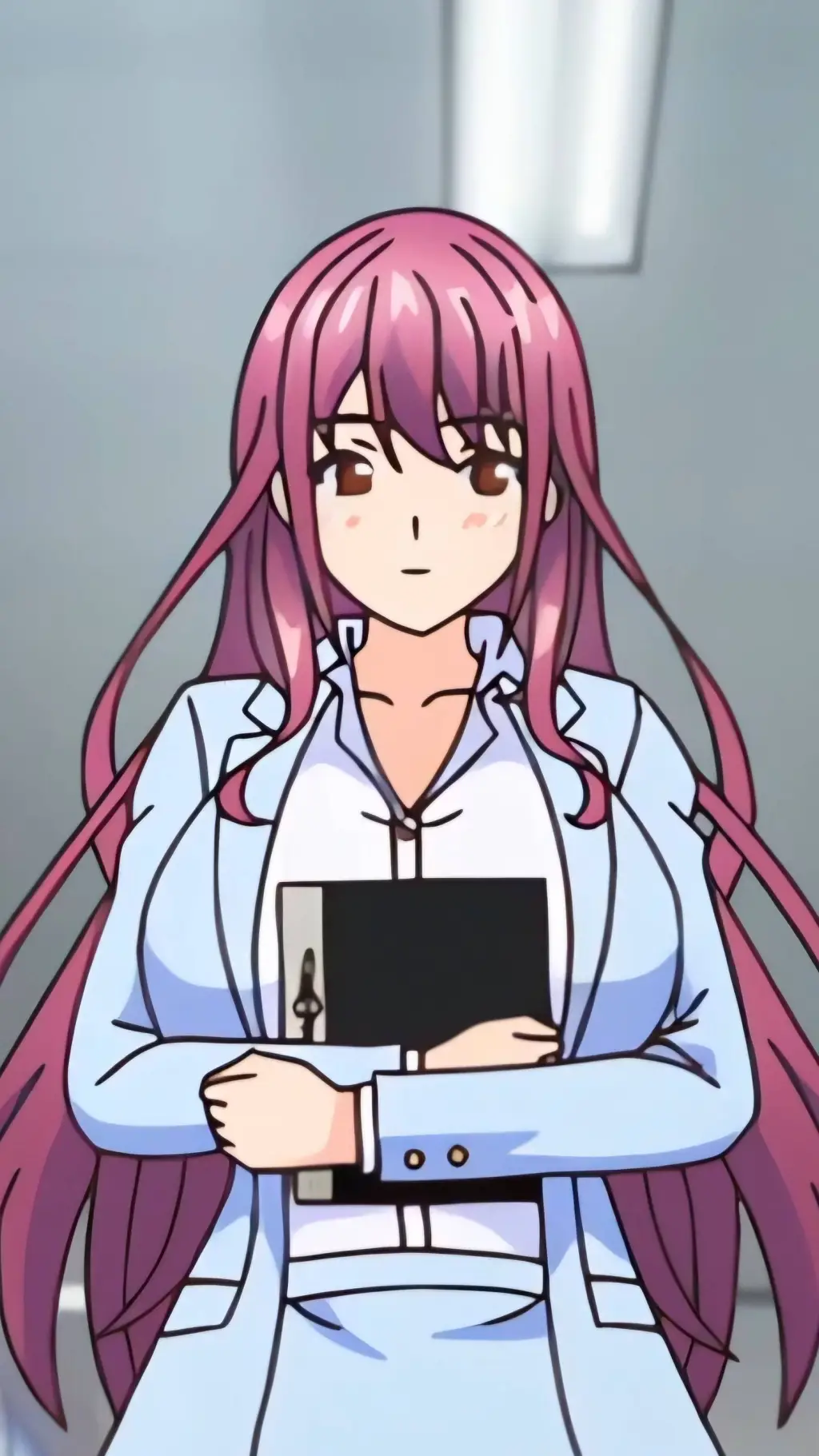 ai character: Asami Shiino  background