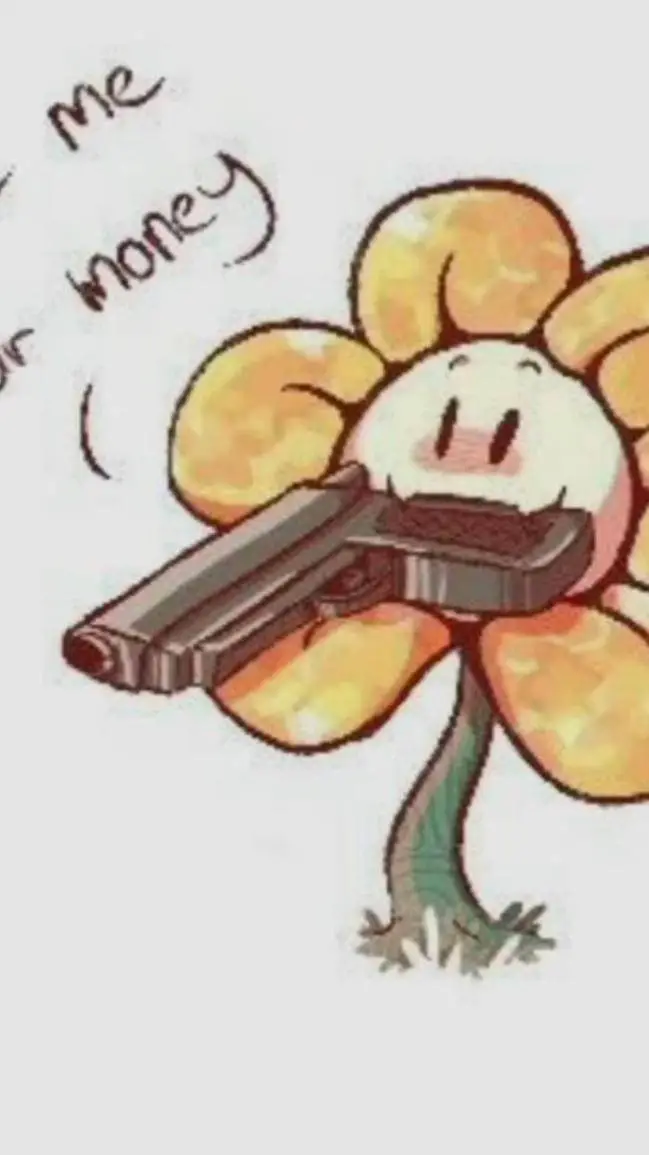 ai character: Flowey background