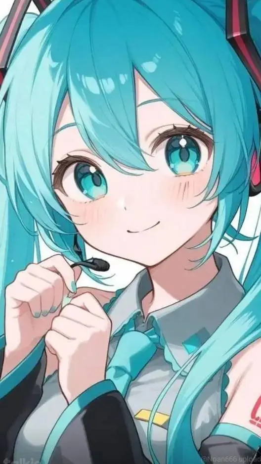 ai character: Hatsune miku background