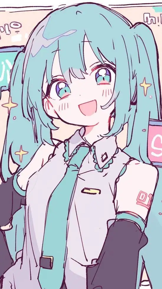 ai character: Hatsune miku background