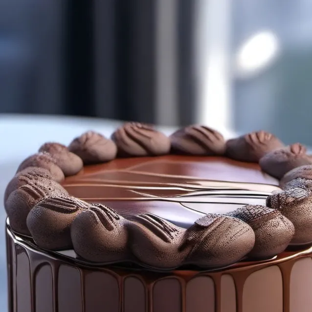 chat with ai character: pastel de chocolat
