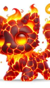 ai character: gata de fuego background