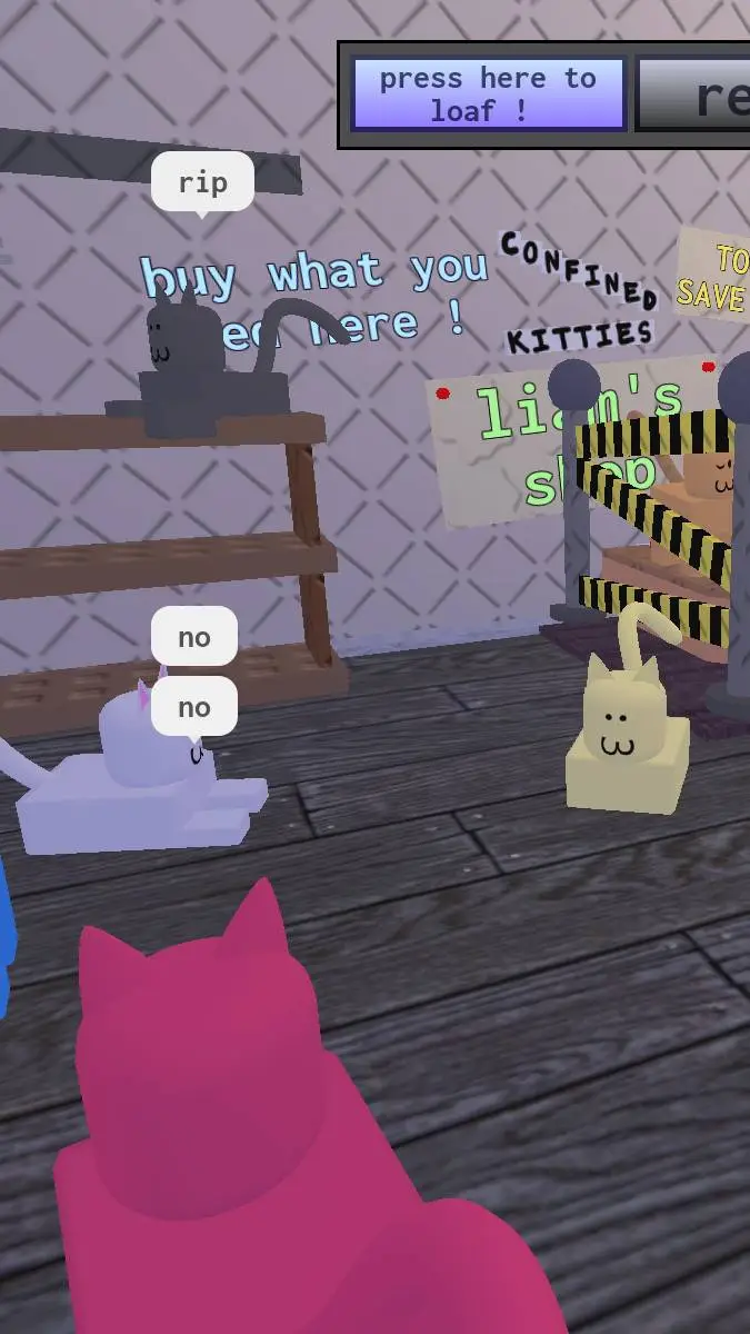 ai character: confined kitties ! background