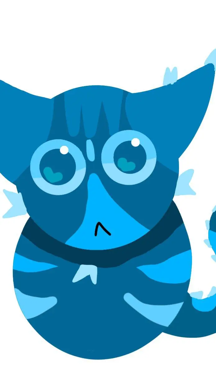 ai character: diamond kitten background