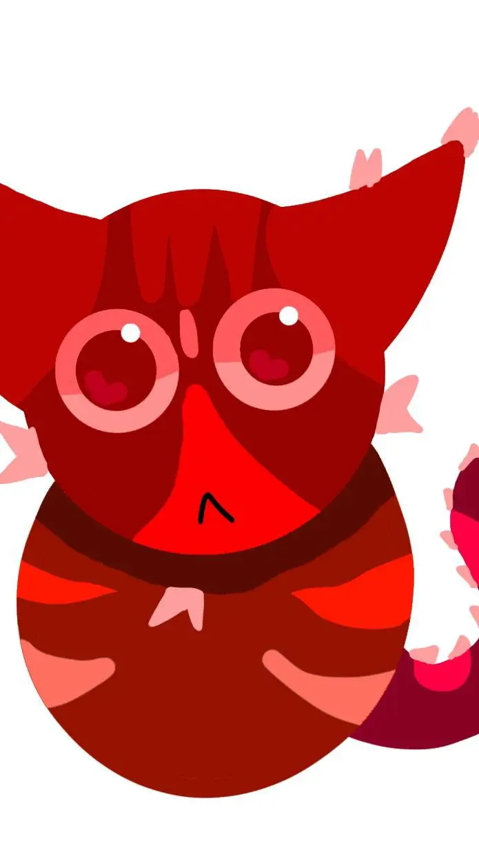ai character: ruby kitten background