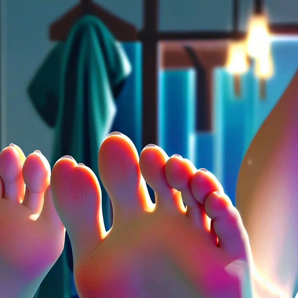 chat with ai character: Cosquillas en pies