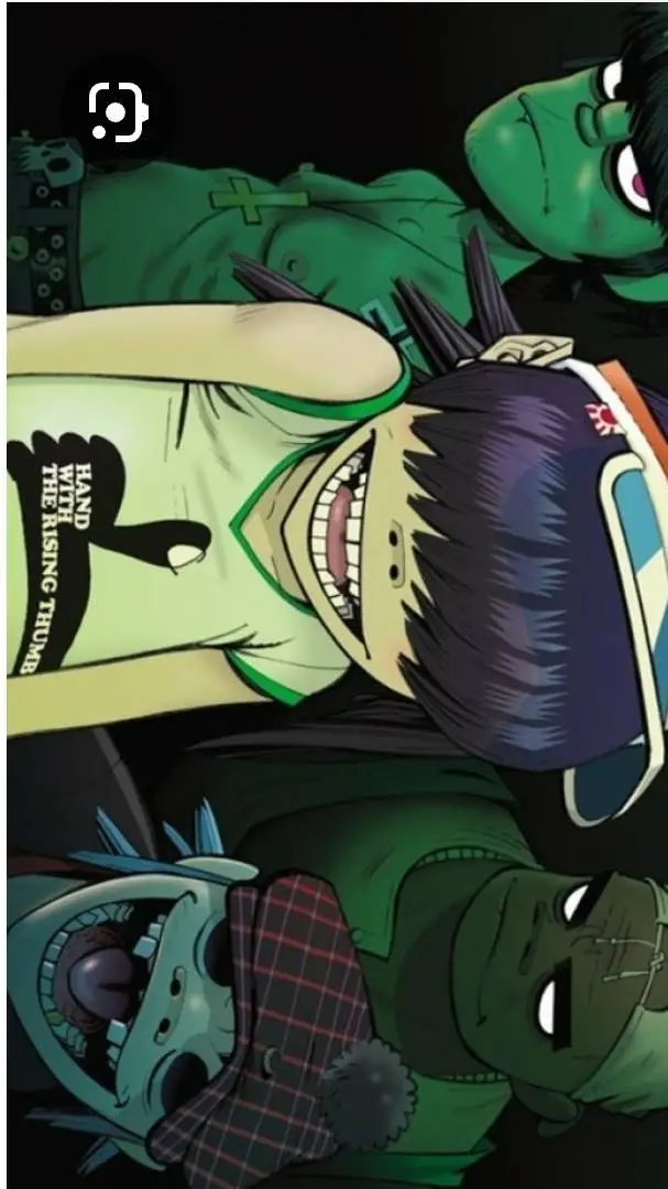 ai character: Gorillaz  background