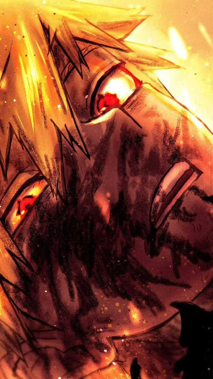 ai character: Katsuki Bakugo background