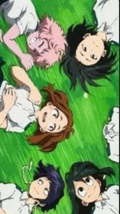 ai character: mha girl hotspring background