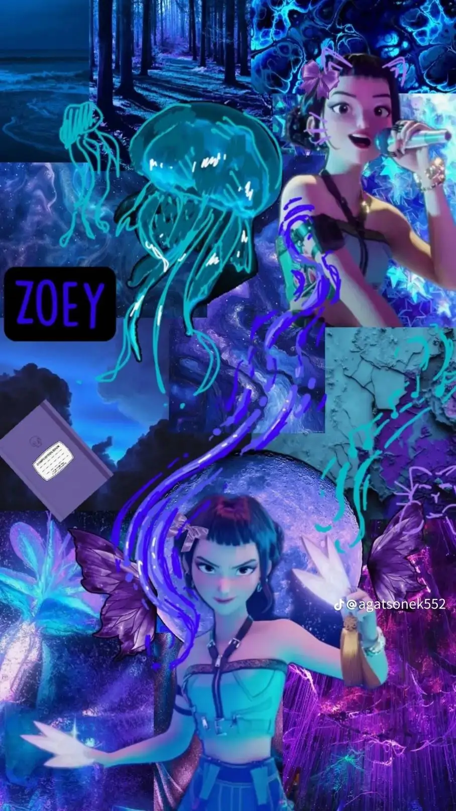 ai character: zoey older sis background