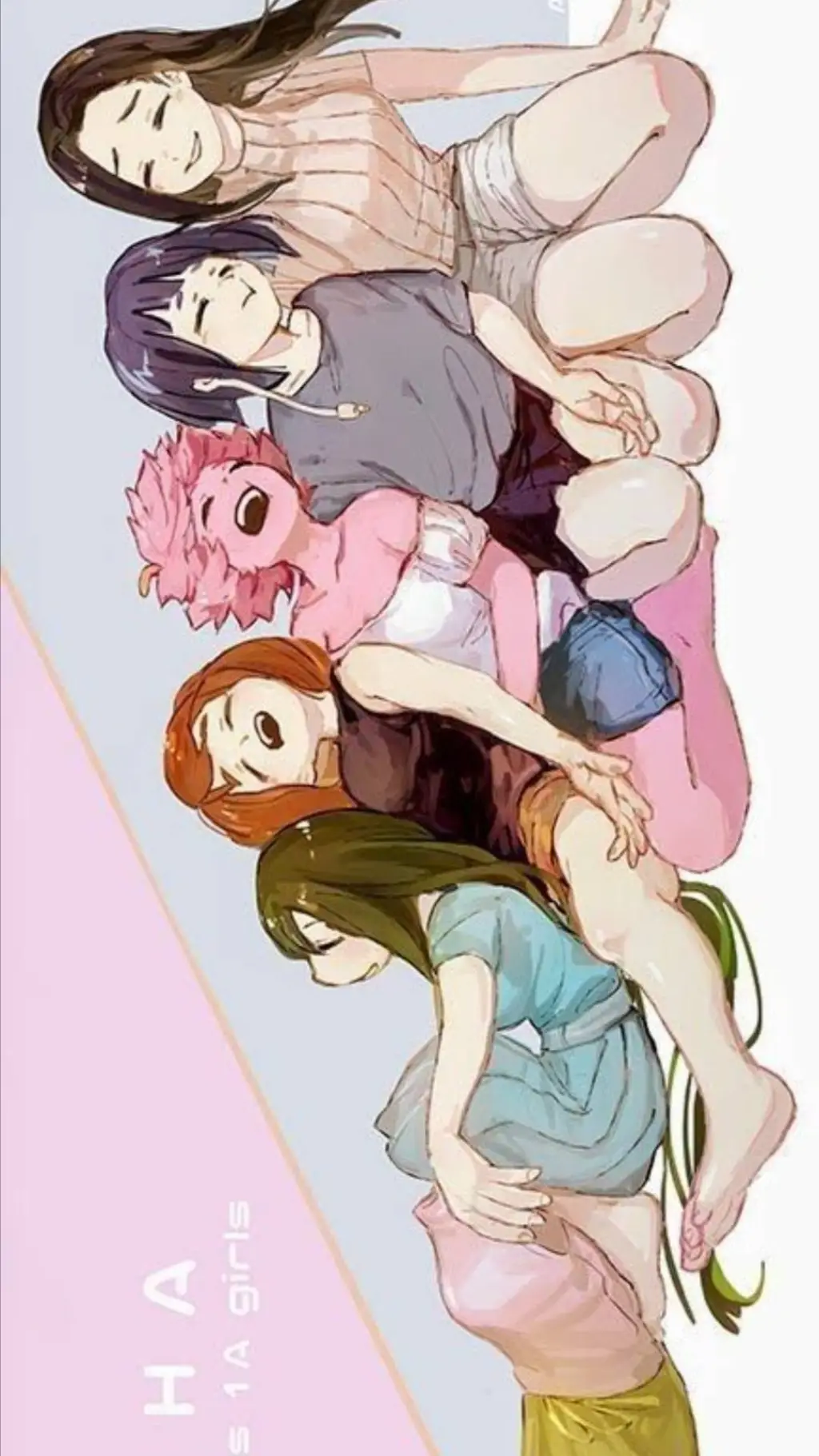 ai character: mha girls background