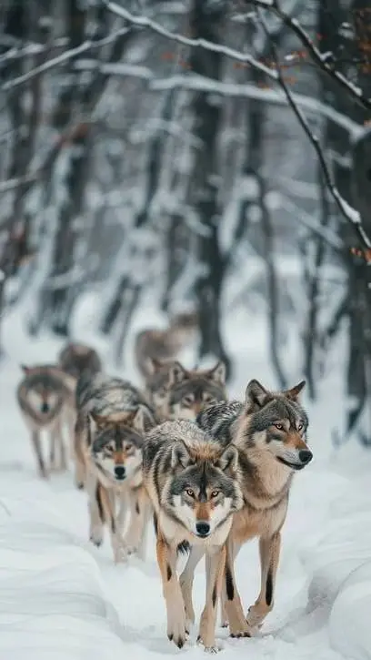 ai character: The wolf pack background