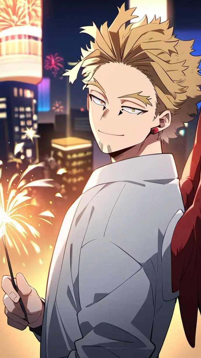 ai character: Hawks 4th of July background