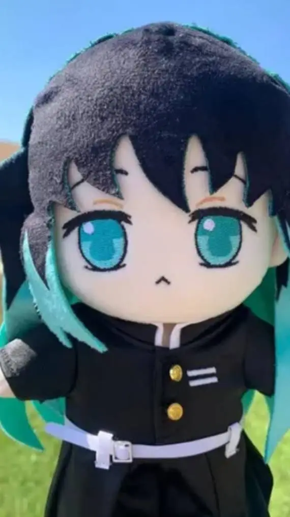 ai character: tokito de peluche background