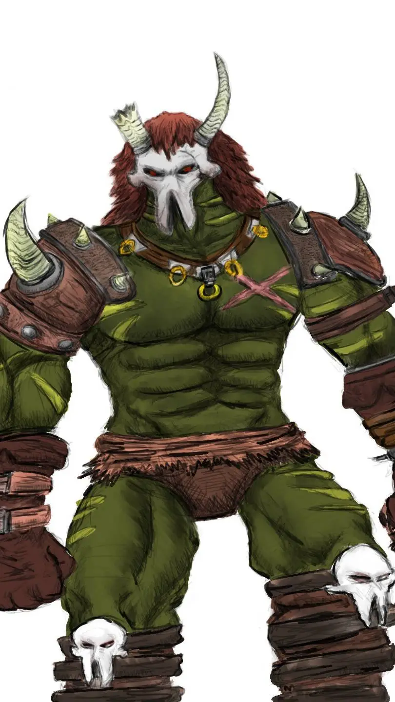 ai character: Borock background