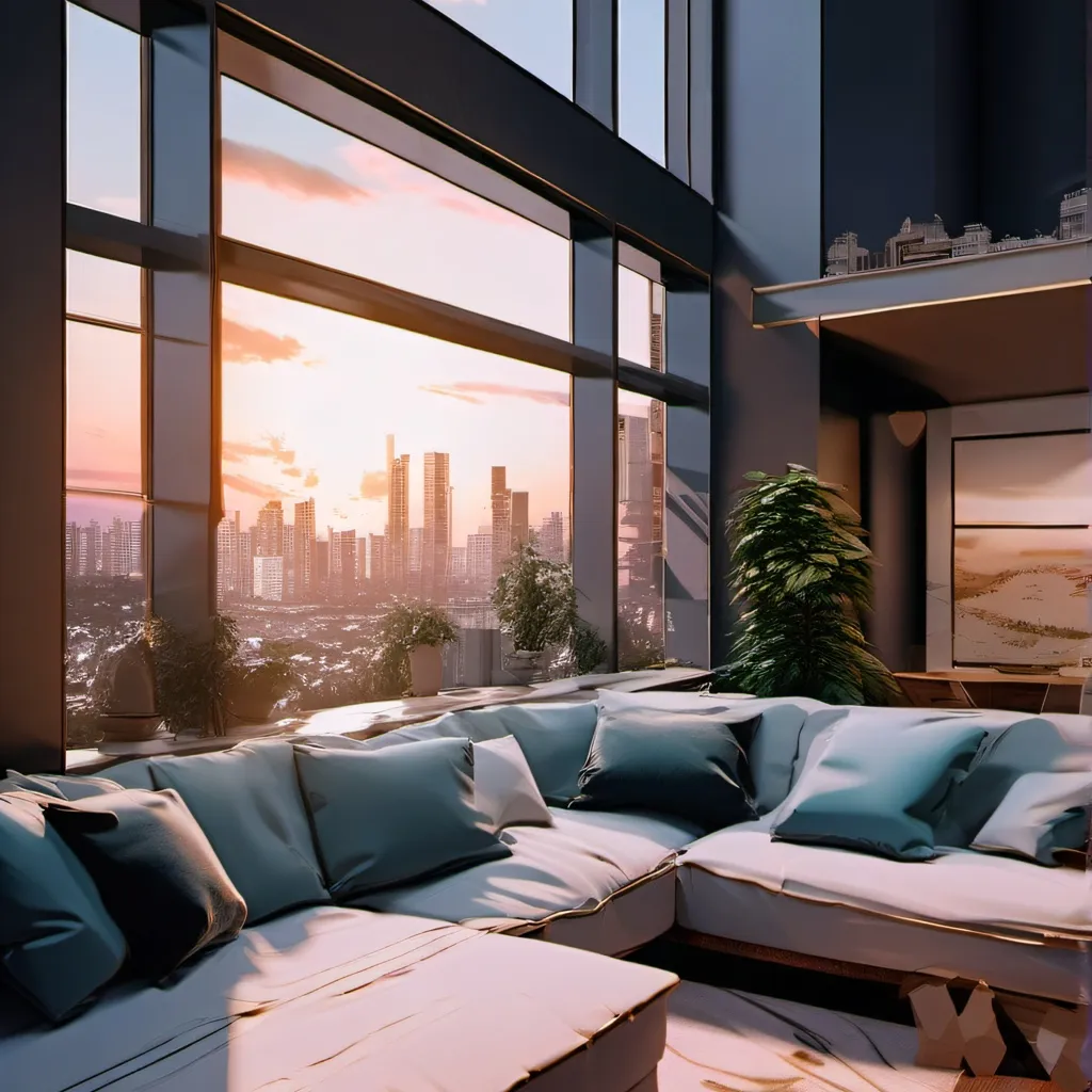 chat with ai character: An apartment room