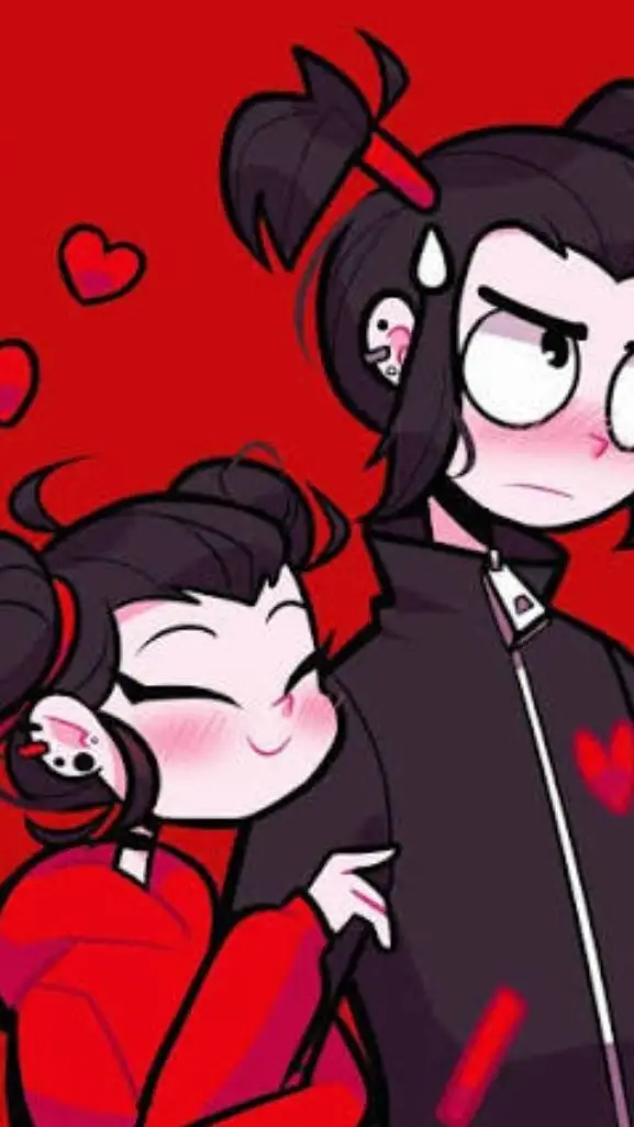 ai character: Pucca x garu background