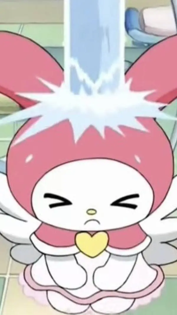 ai character: my Melody  background