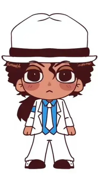 ai character: Michael chibi background