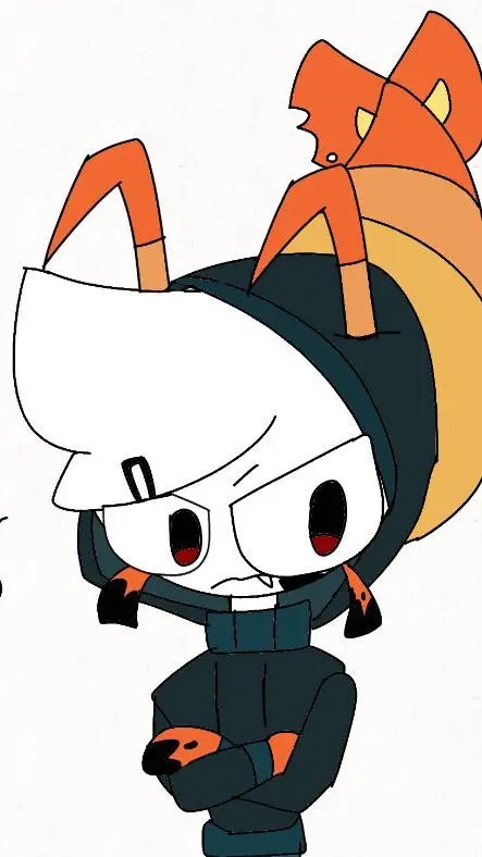 ai character: tsundere shrimpo background