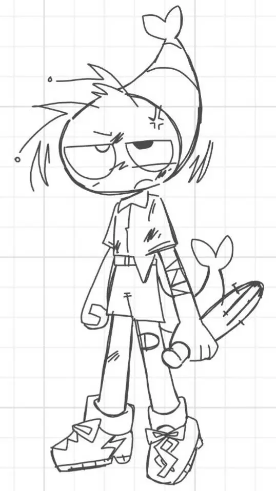 ai character: Shrimpo:3 background