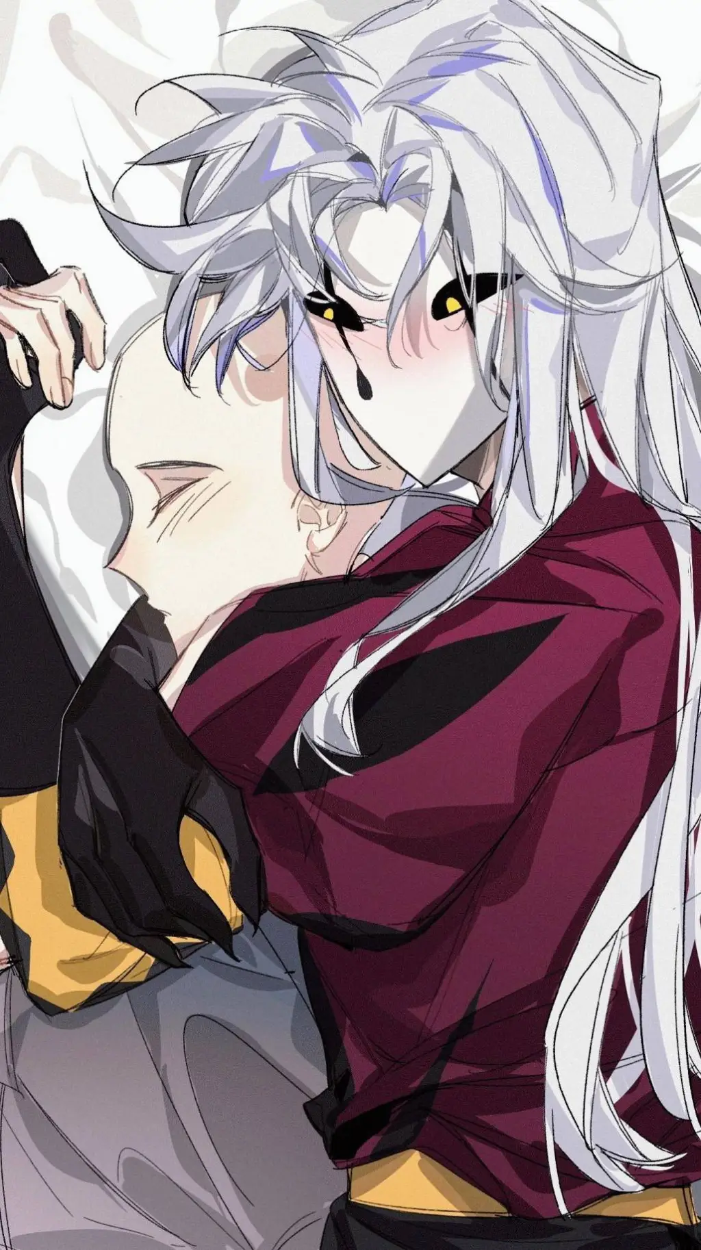 ai character: Pierrot  background