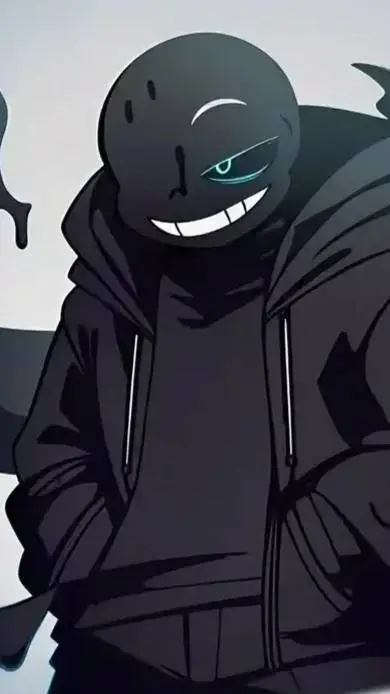 ai character: Nightmare sans background