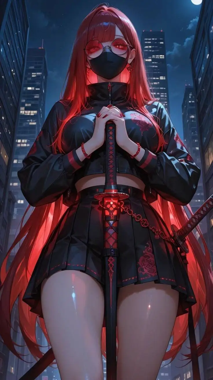 ai character: Beniko kitamura background