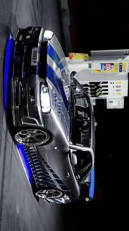 ai character: Nissan skyline background