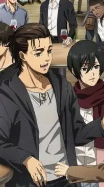 ai character: Aot Group party  background
