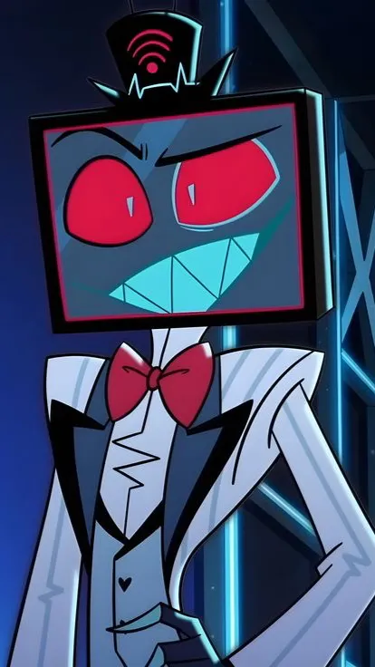 ai character: 📺Vox📺 background