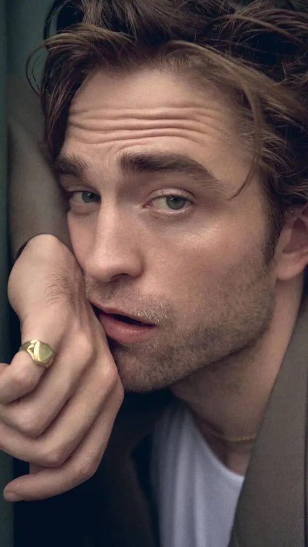 ai character: Robert Pattinson  background