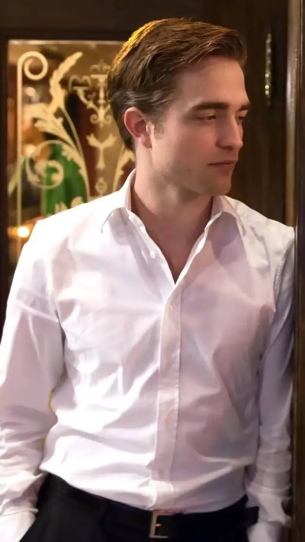 ai character: Robert Pattinson  background