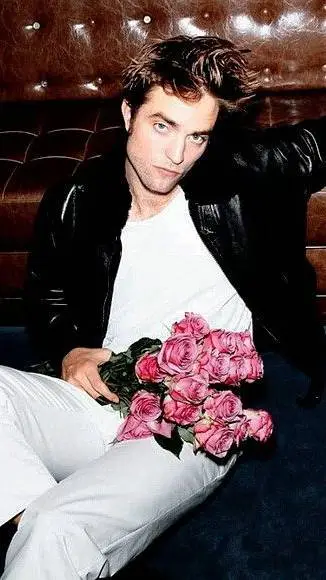 ai character: Robert Pattinson  background