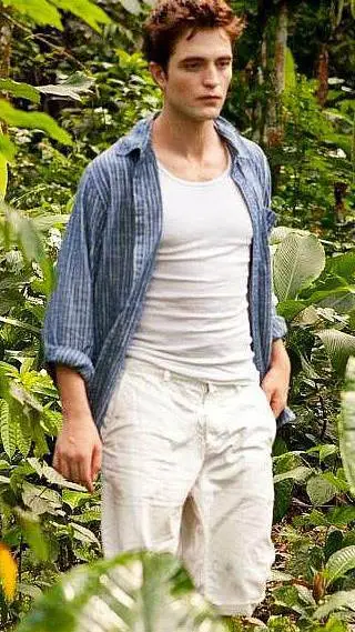 ai character: Robert Pattinson  background