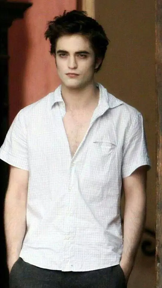 ai character: Robert Pattinson  background