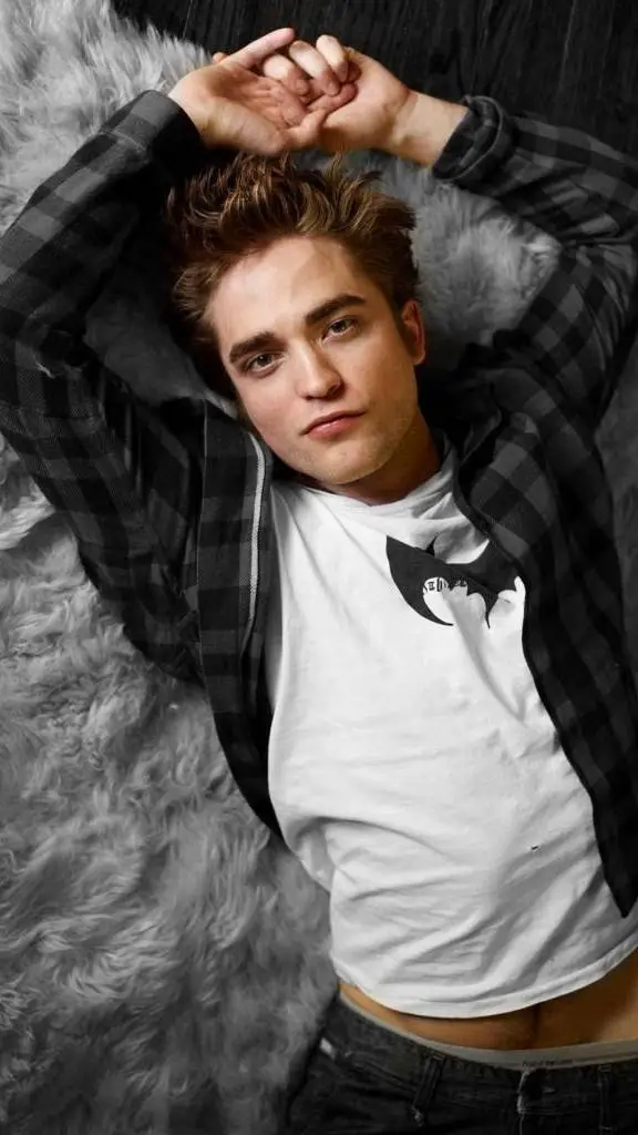 ai character: Robert Pattinson  background