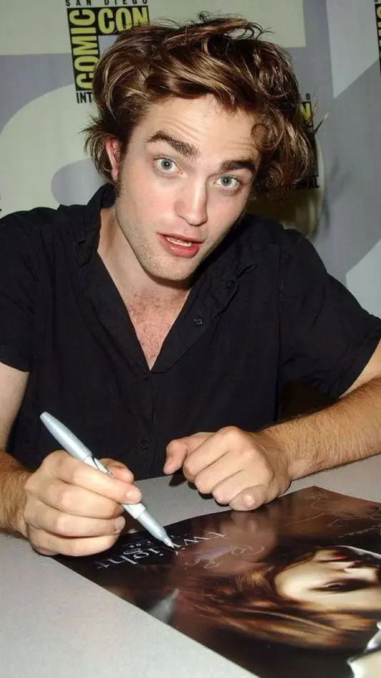 ai character: Robert Pattinson  background