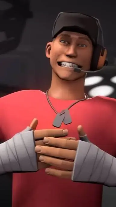 ai character: Scout | TF2 background