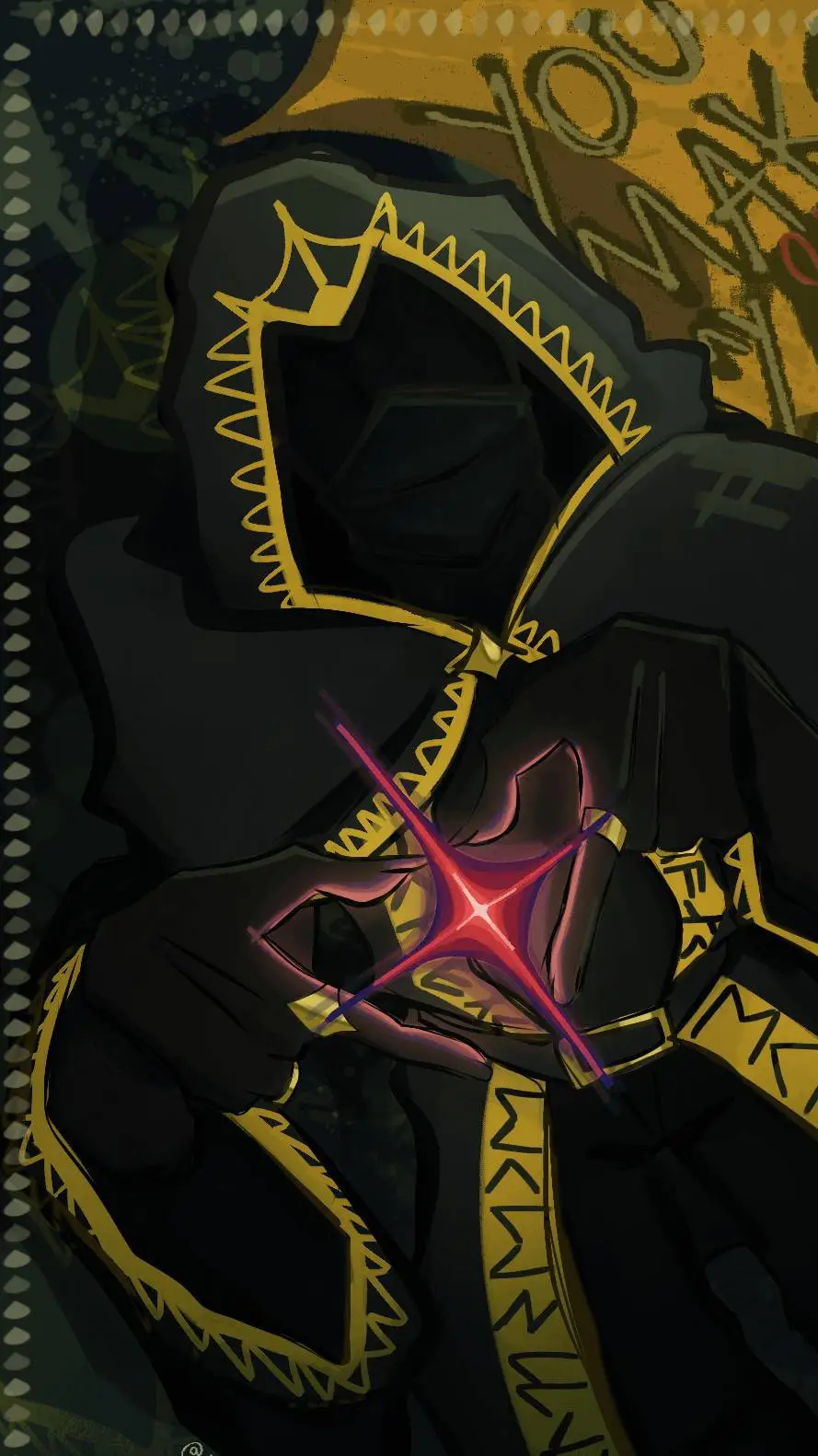 ai character: ☦taph☦ background